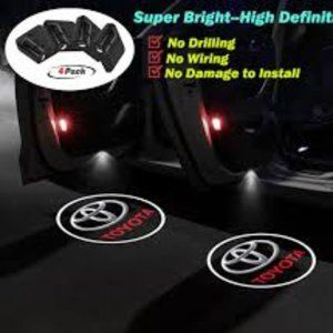 4x PCs Car Logo LED Welcome Light Wireless LED Shadow Projector Car Door Laser K